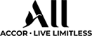 black accor logo with transparent background