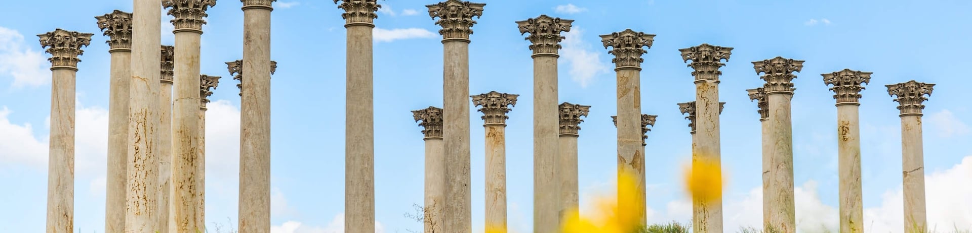 The National Capitol Columns, a monument in Washington, D.C.'s National Arboretum.